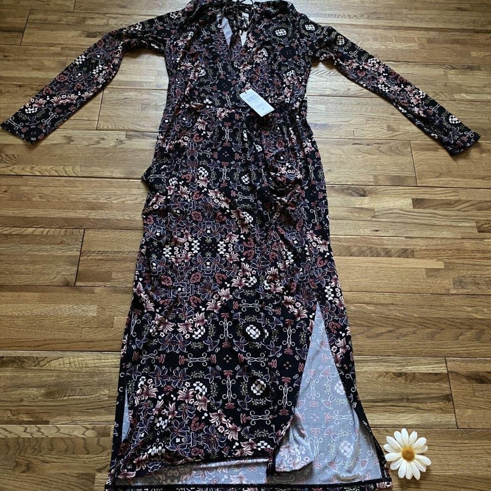 NWT BCBGeneration Women's Drape Pocket Printed Dre